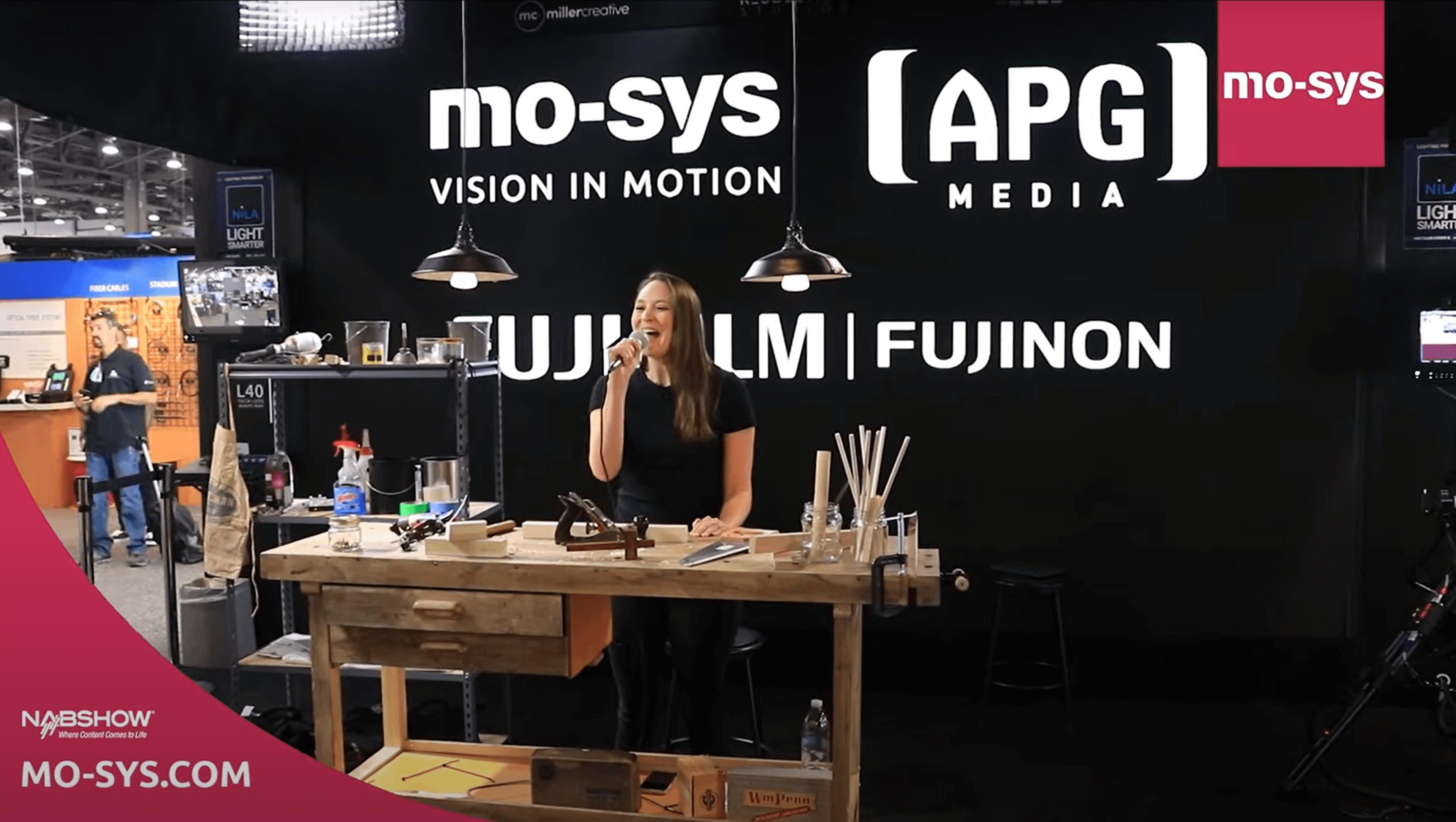 Mo-Sys demonstrates LED Virtual Production with Fujifilm and APG Media - NAB 2022